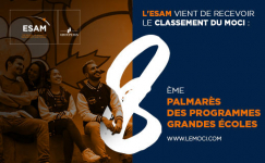 L’ESAM vient de recevoir ses classements sur le Le MOCI !
