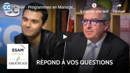 CampusChannel avec Yannick Roussel, directeur de l’ESAM Paris !